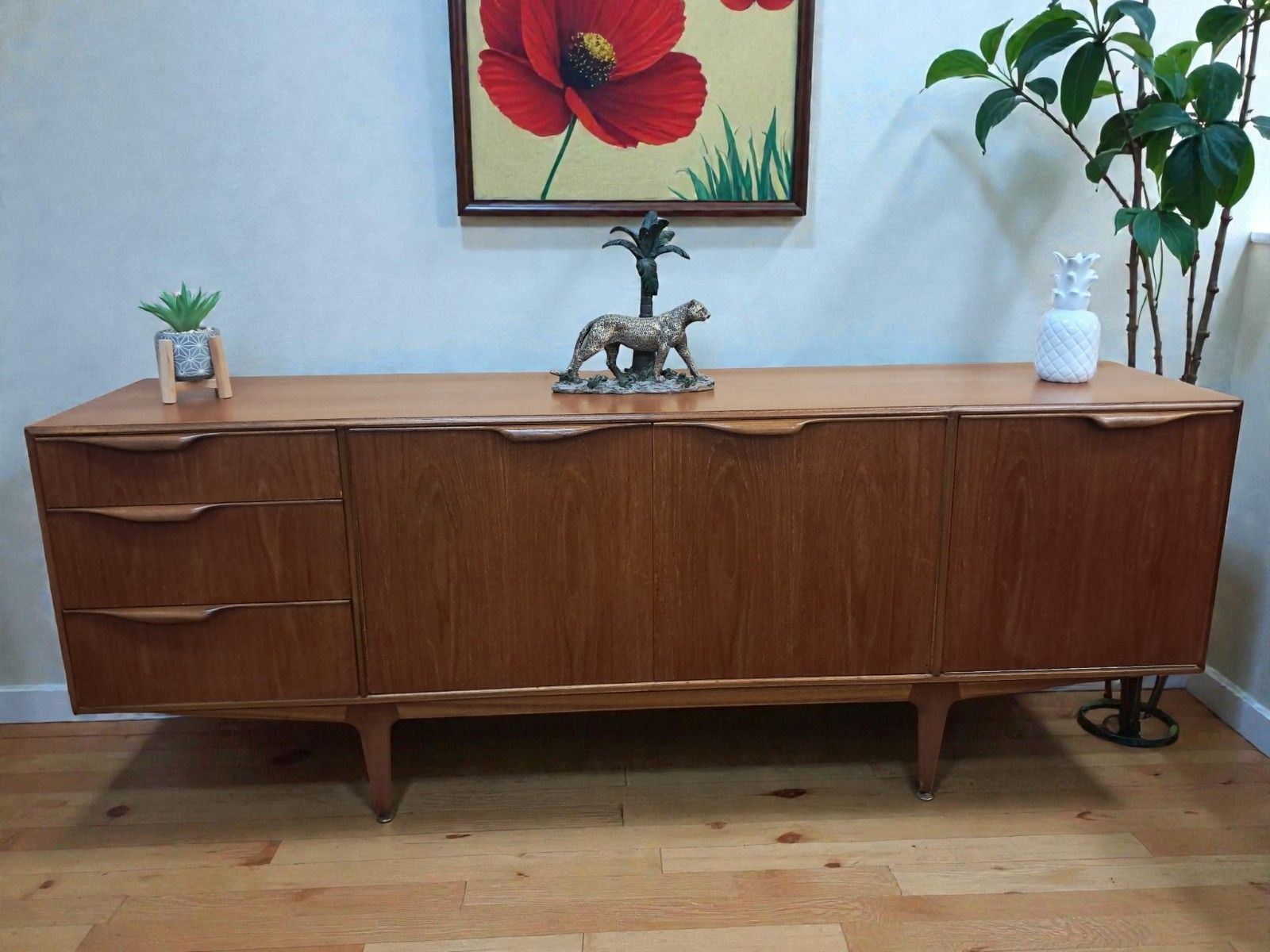 photo furniture Mid Century McIntosh Teak Sideboard Dunvegan Vintage Restored 1960's