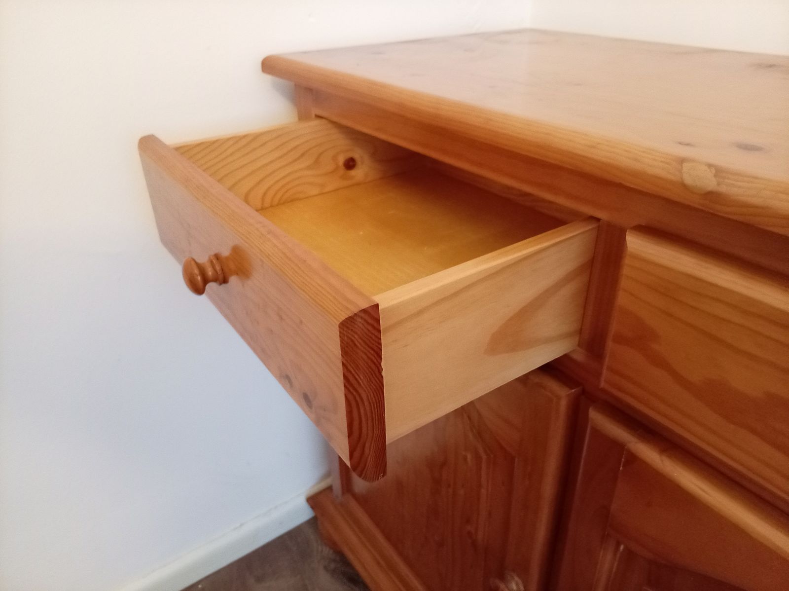 Chest Of Drawers, Buffet, Sideboard. Pine. Purchased New Approximately 45 Years Ago. photo vintage