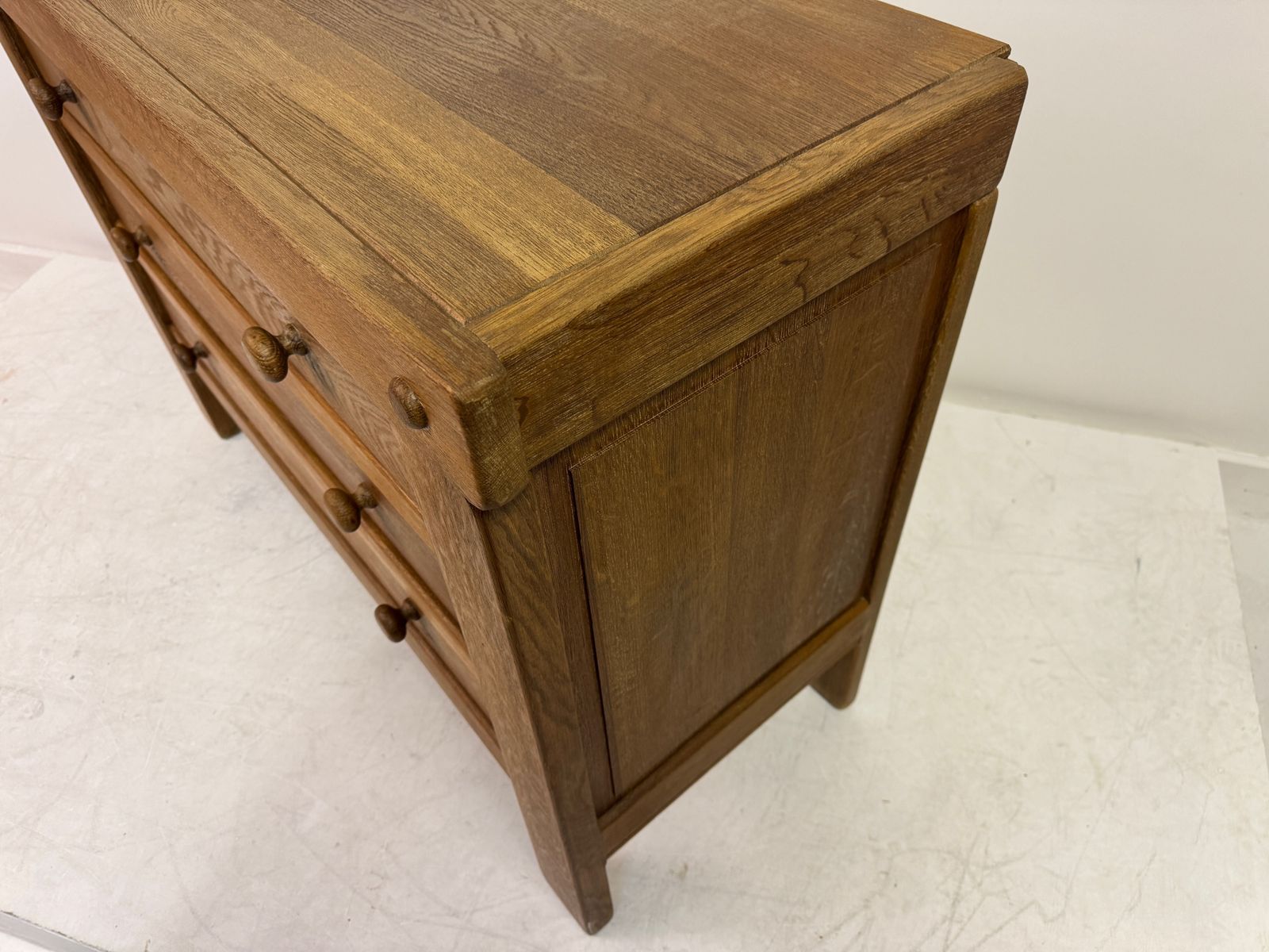 photo furniture Brutalist Oak Chest Of Drawers, 1970s