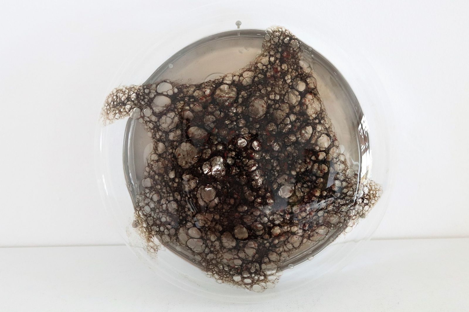 850.0 Italian Murano Bubble Glass Flush Mount Ceiling Light By La Murrina, 1970s photo
