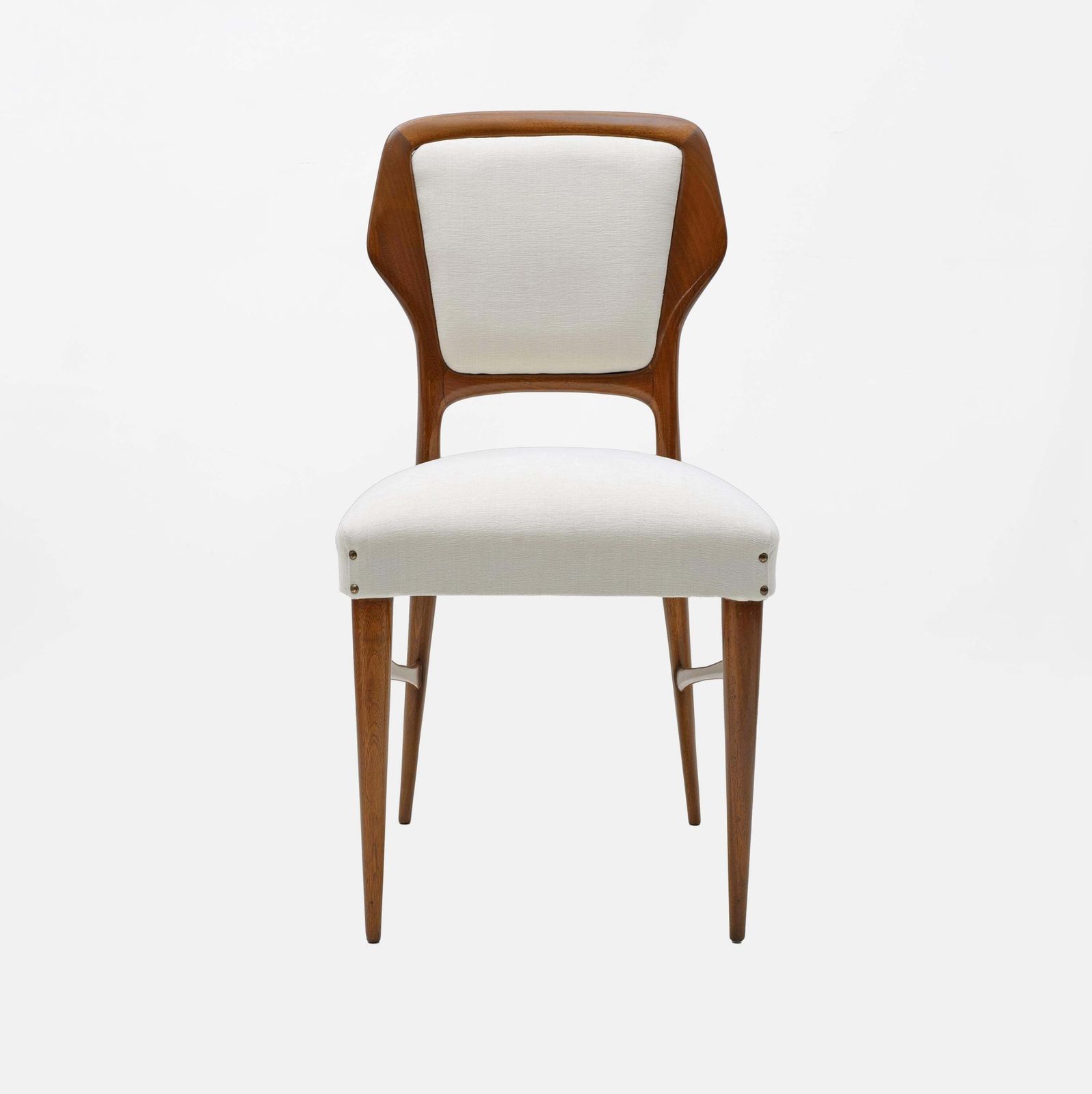 Vittorio Dassi Mid Century Modern Italian Dinning Chairs, 1950s, Set Of Four photo vinterior