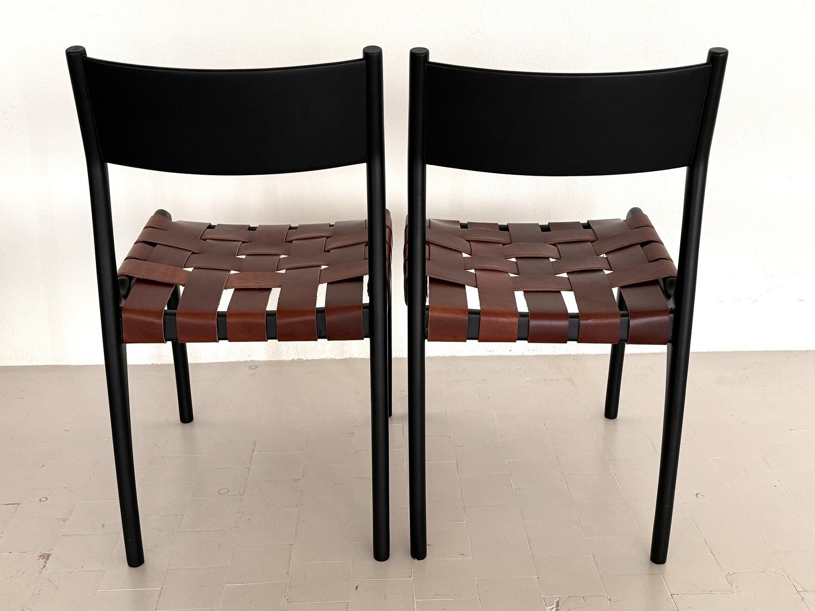 photo vintage Italian 60s Designer Dining Chairs By Palange And Toffoloni, Set Of 6