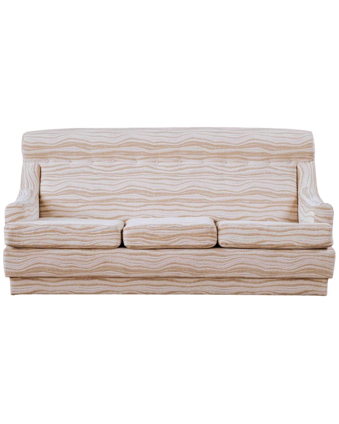 Mid Century Parker Knoll Three Seat Sofa Reupholstered In Harlequin X Henry Holland Fabric