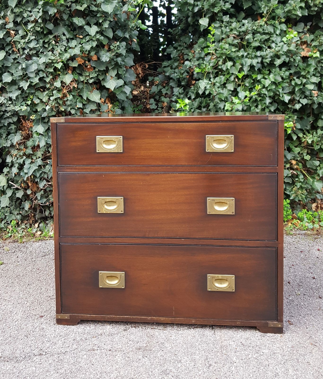 Bevan Funnell Oak Campaign Chest Of Drawers photo buy