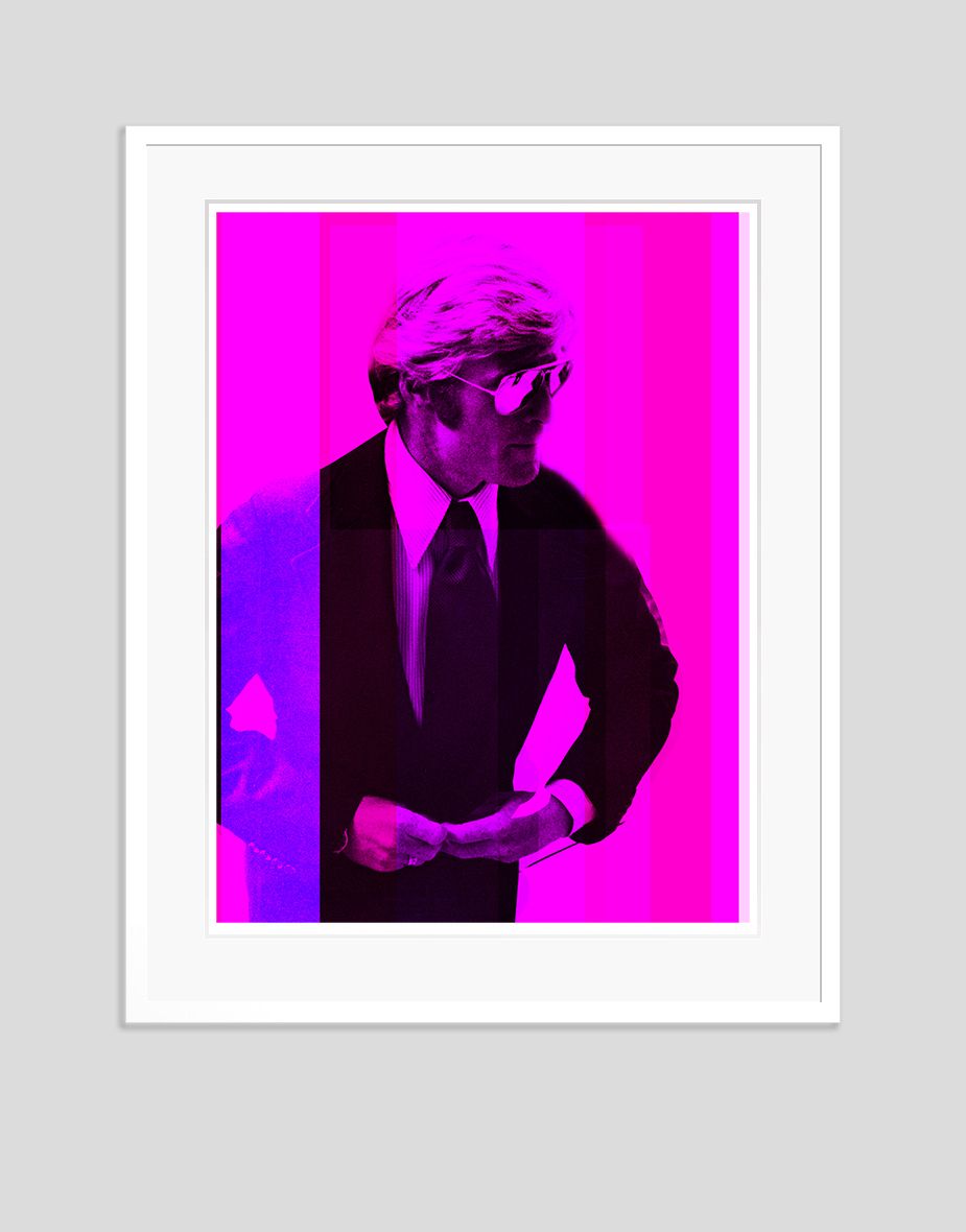 Batik 'American Icon' Signed Limited Edition Print Framed In White photo furniture