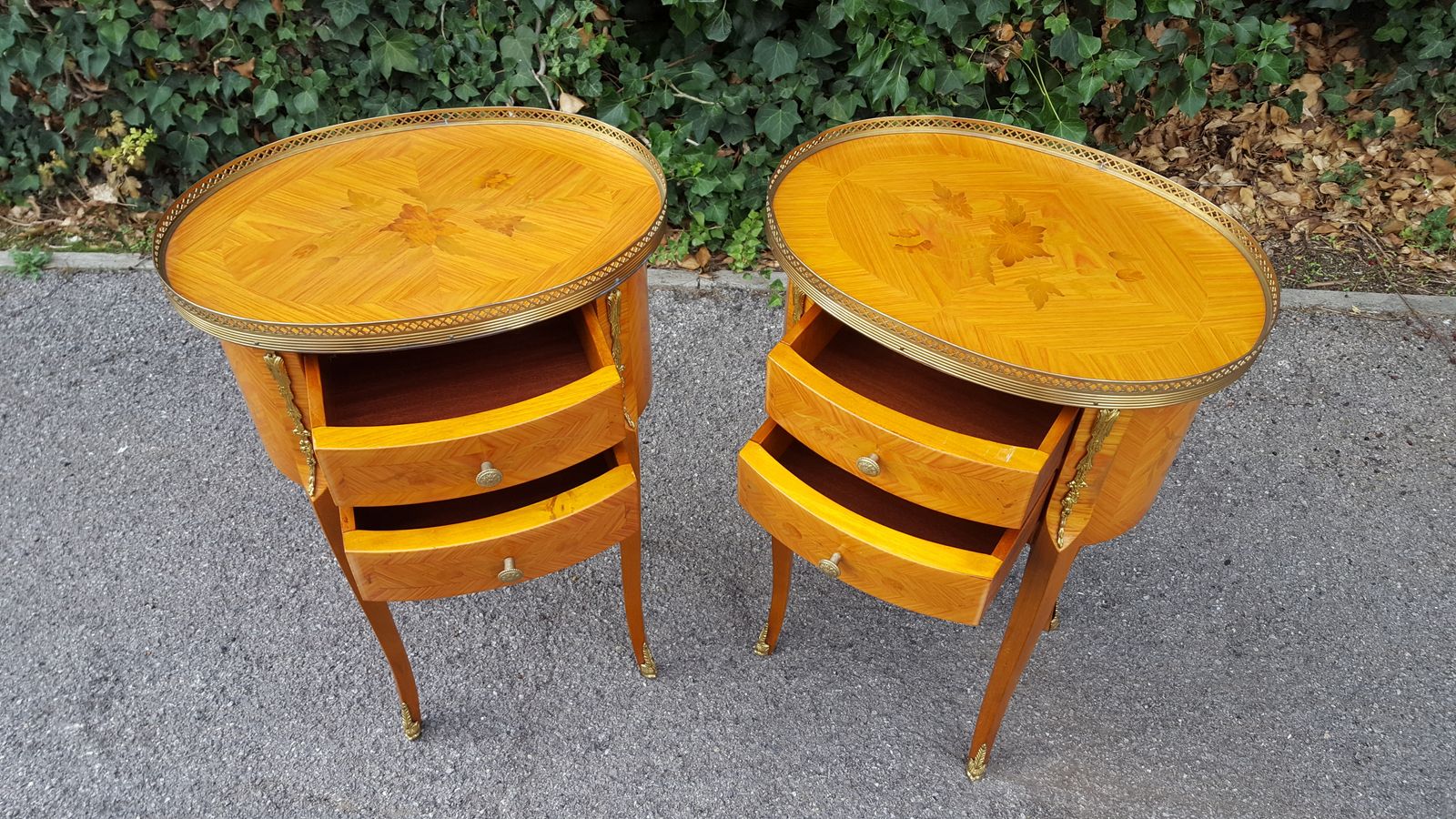 Matching Pair Of Italian Bedside Tables By Fratelli Cattaneo Novedrate photo buy
