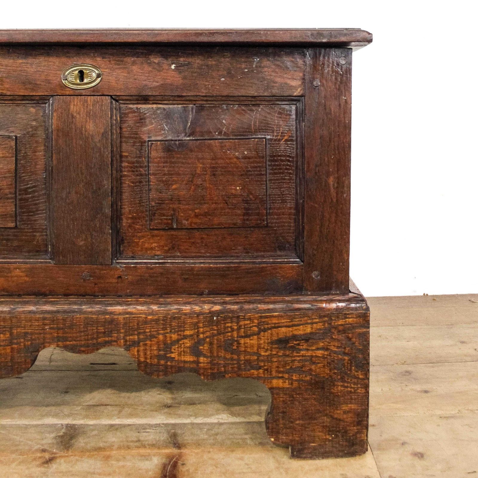 Early 20th Century Oak Coffer Bach | Antique Furniture | Antique Trunk | Antique Storage | Antique Blanket Box | Welsh Antique (M 6527 ) photo Furniture