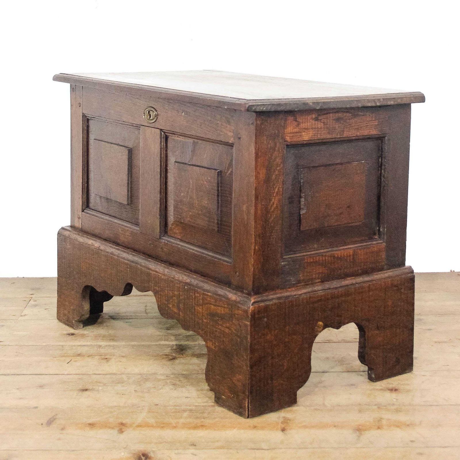 Early 20th Century Oak Coffer Bach | Antique Furniture | Antique Trunk | Antique Storage | Antique Blanket Box | Welsh Antique (M 6527 ) photo 545.0