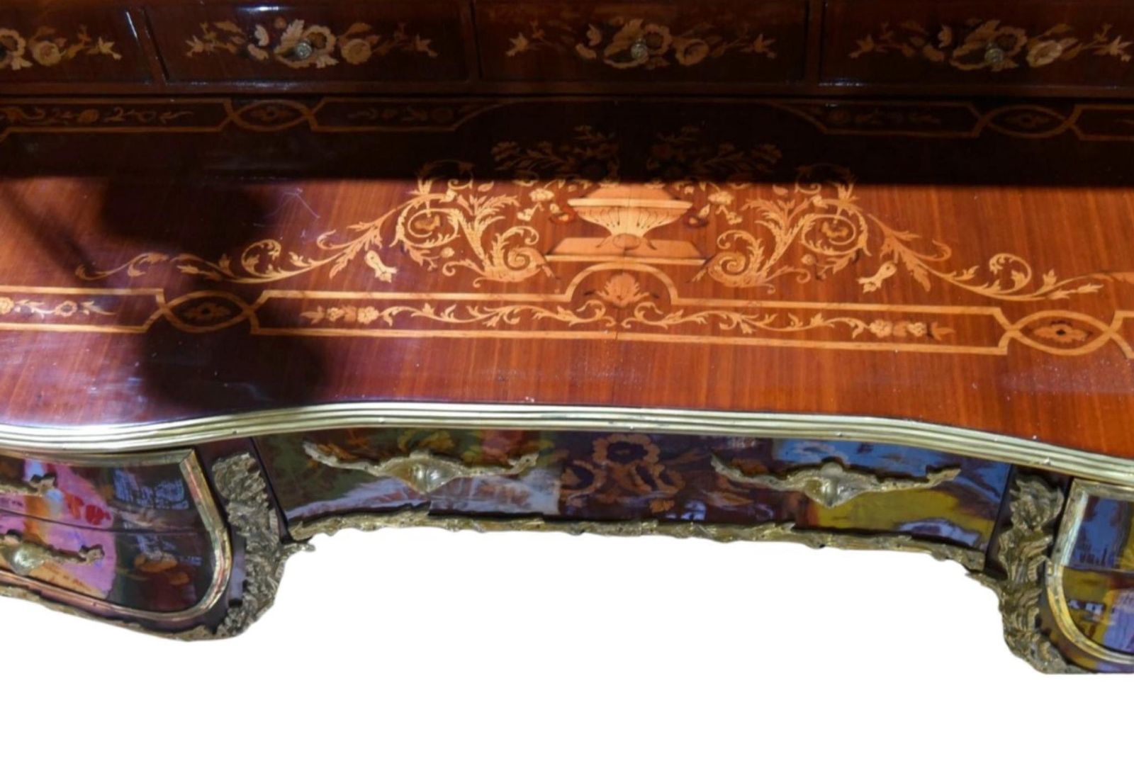 photo vinterior Bureau De Roi Desk   Louis XV Roll Top Desks