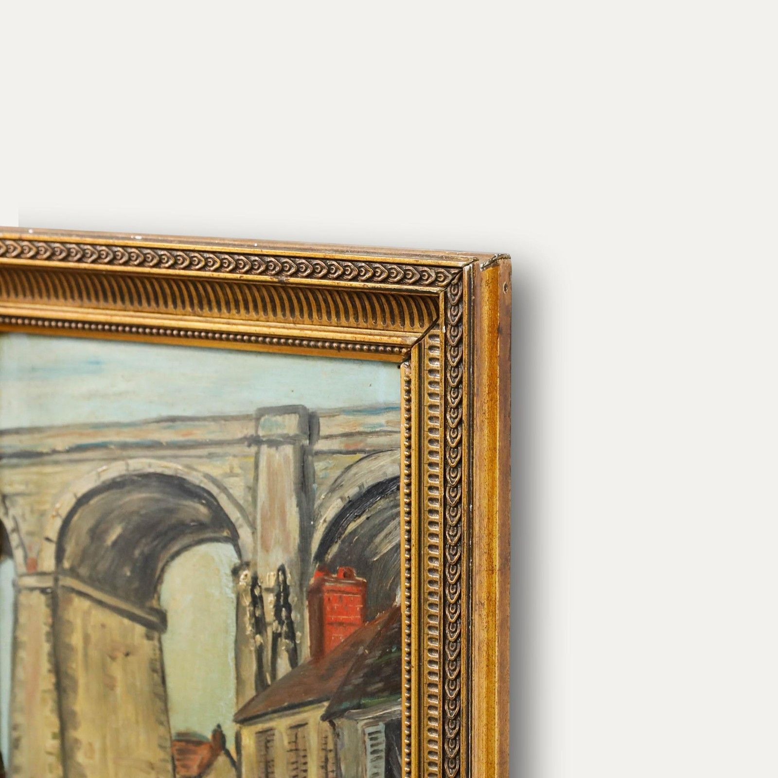 A. Manand Early 20th Century Oil, The Viaduct photo 225.0