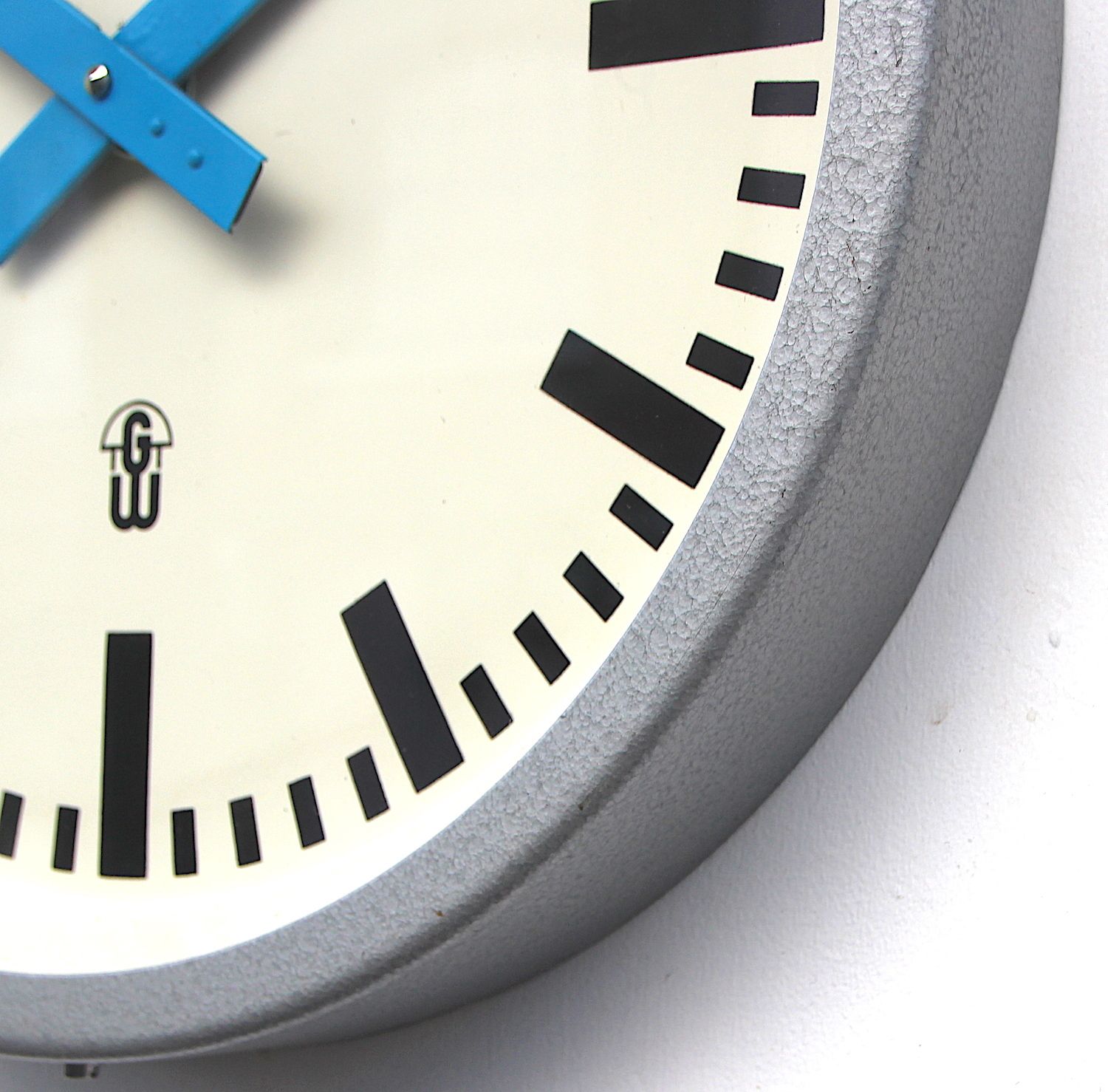 photo for sale Dated 1967 East German Vintage Factory Wall Clock. Fully Guaranteed