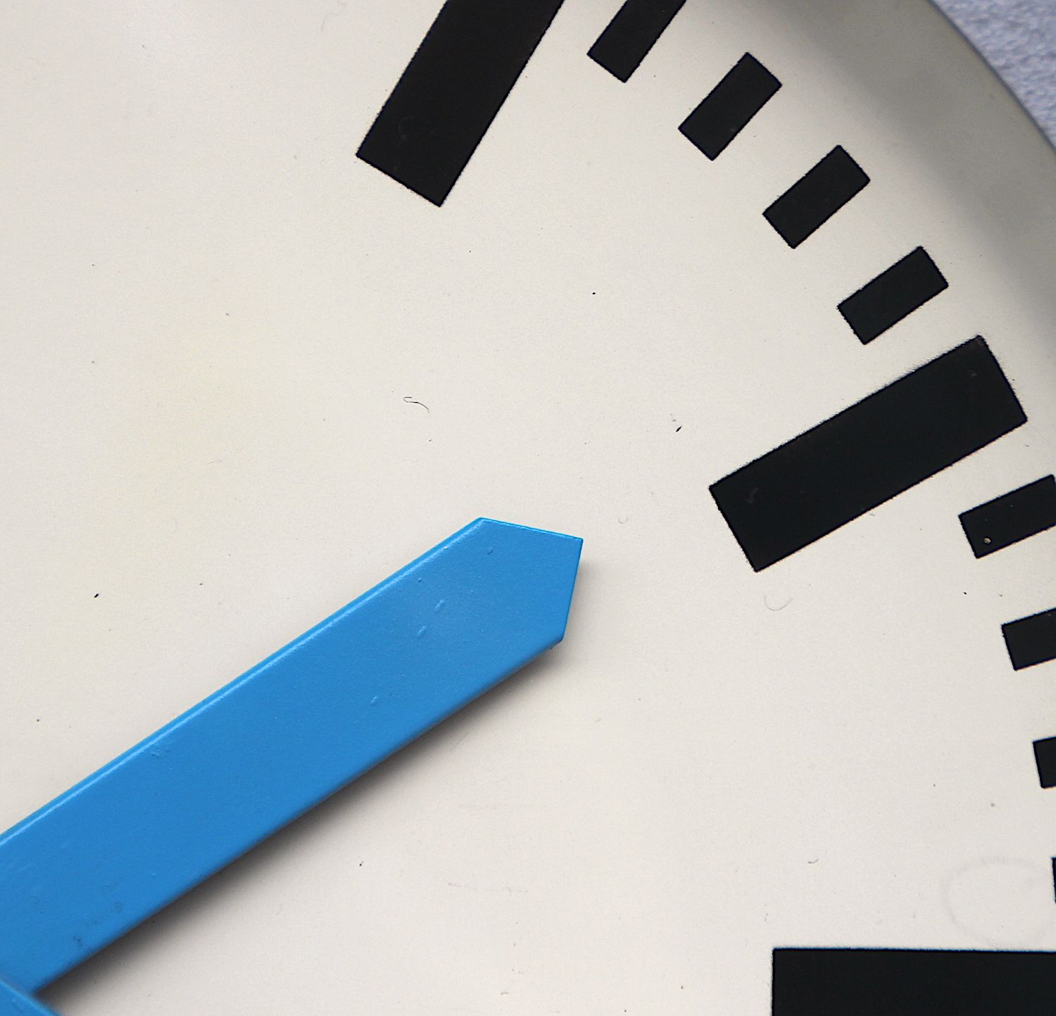275.0 Dated 1967 East German Vintage Factory Wall Clock. Fully Guaranteed photo