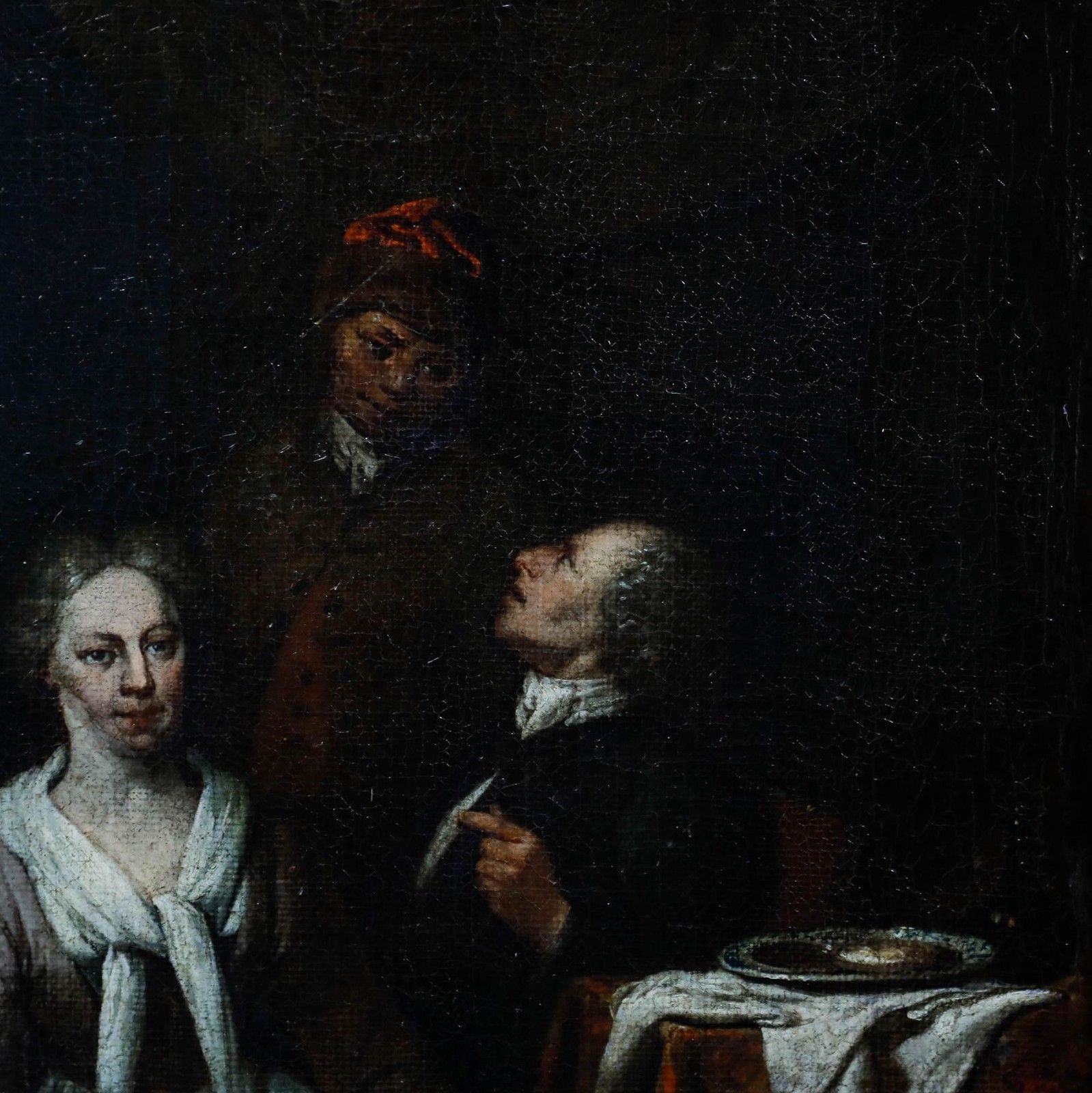 Jan Baptist Lambrechts (1680 1731) 18th Century Oil, Interior Scene II photo 850.0