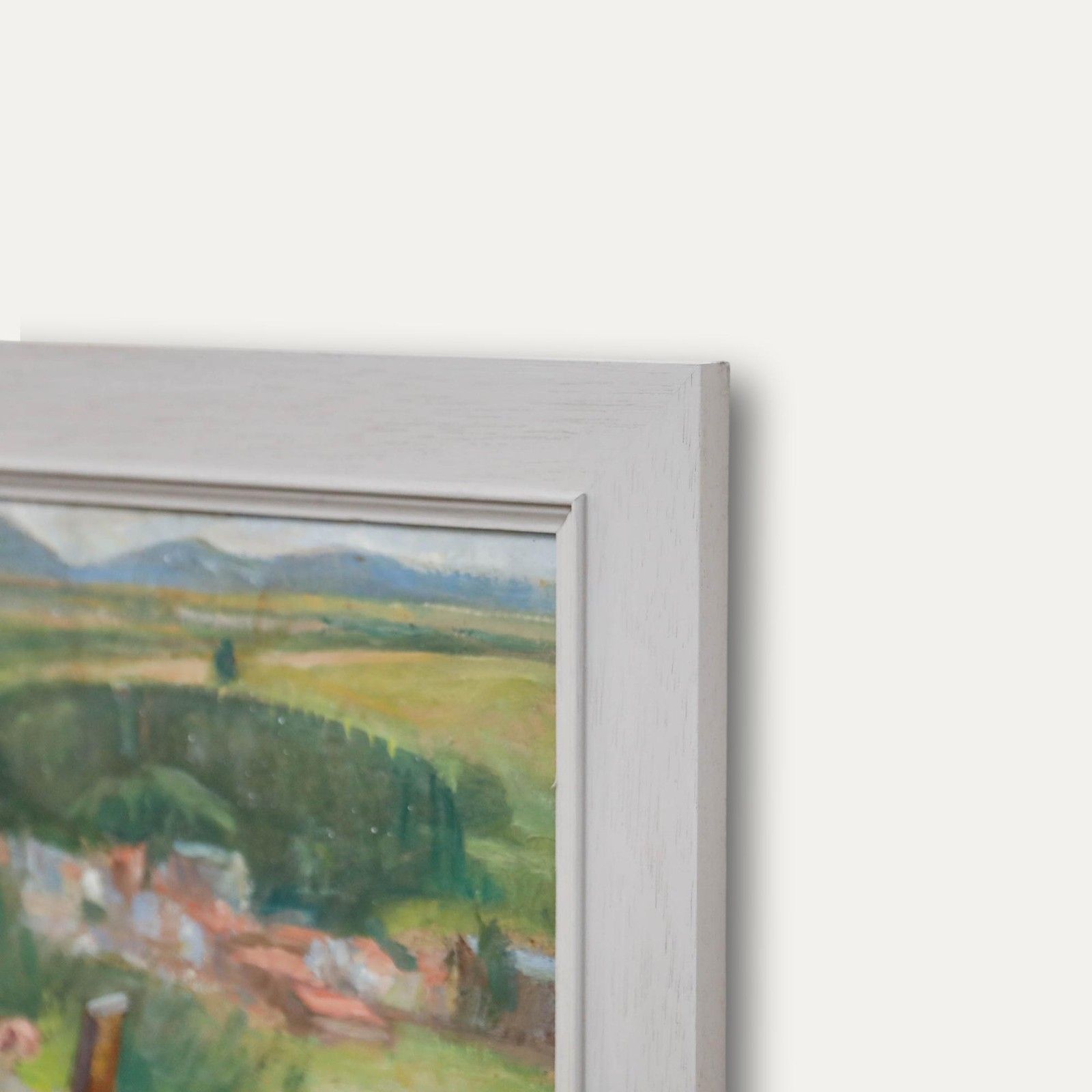 Cecile Hertz Eyrolles (1875 1974) Framed Oil, L'artiste En Plein Air photo 325.0
