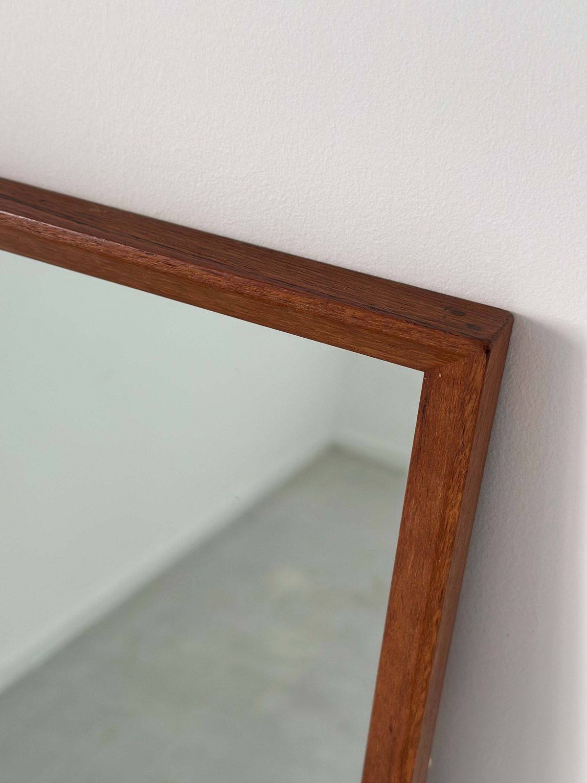 Rowley Design Fb/2 Mid Century Teak Wall Mirror, England C.1960s photo for sale