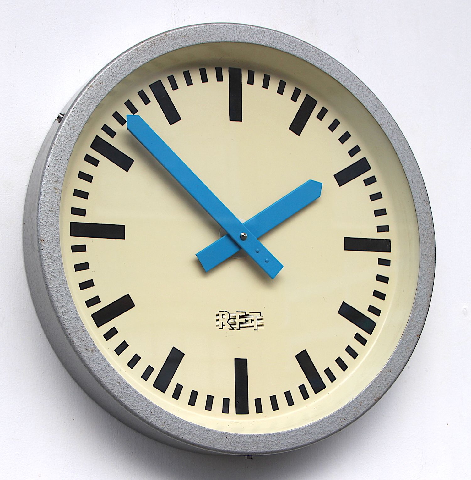 Dated 1969 East German Vintage Factory Wall Clock. Fully Guaranteed