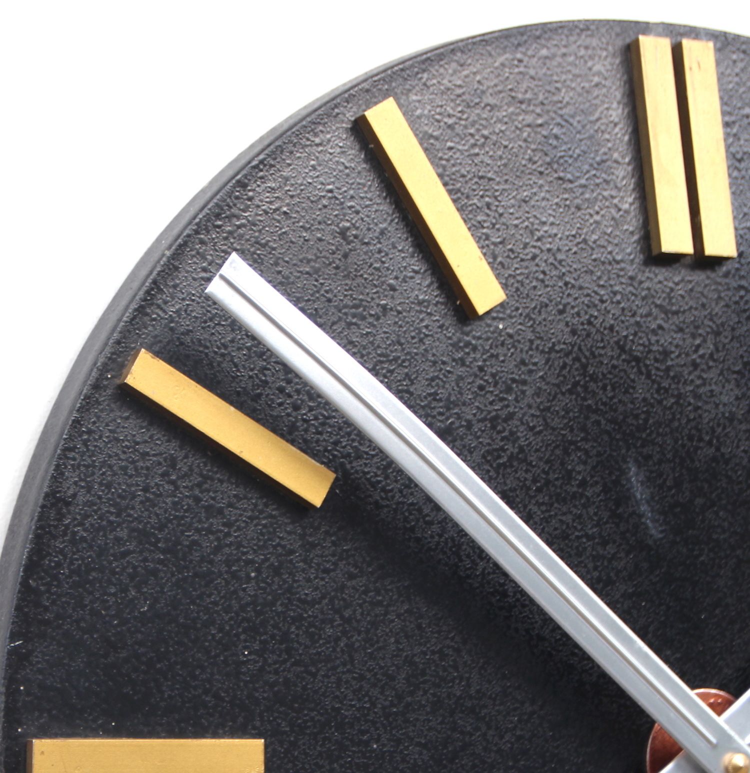 Large 40cm 1960s East German Factory Vintage Factory Wall Clock. Fully Guaranteed photo vintage