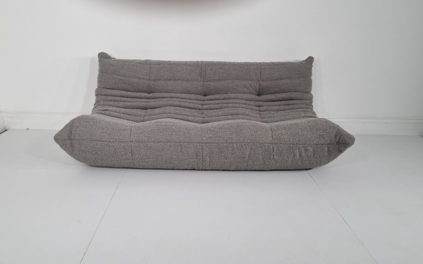Ligne Roset Togo 3 Seater In Grey Boucle Immaculate Condition