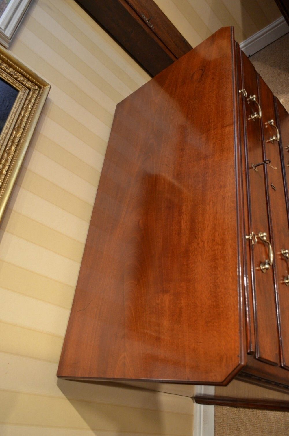 photo buy A George III Mahogany Dressing Chest By William Gomm.