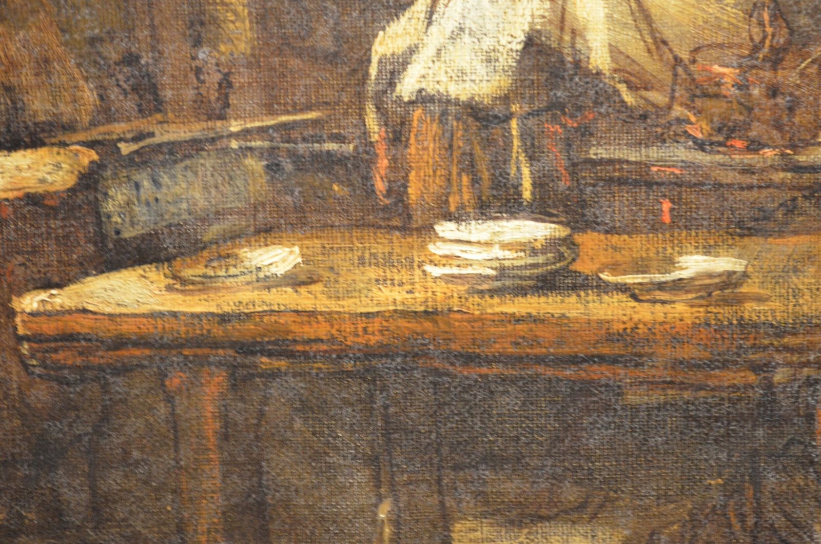 photo furniture Thomas Couture Oil On Canvas Of An Interiors Scene.