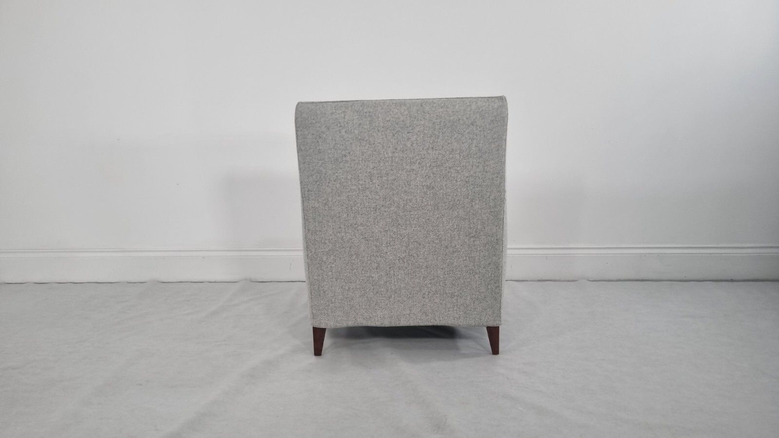 Bb Italia Florence F3 Armchair In Light Grey Wool In Stunning Condition photo vintage