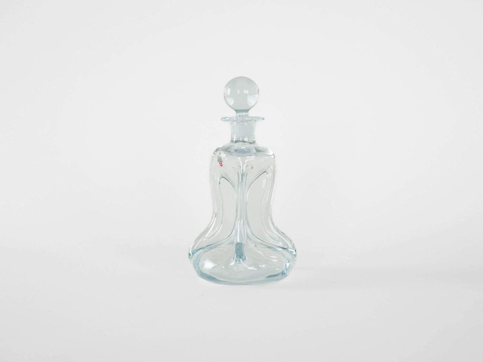 Glass Carafe Kluk, Danish Design, 1970s, Manufactured By Holmegaard photo 289.0