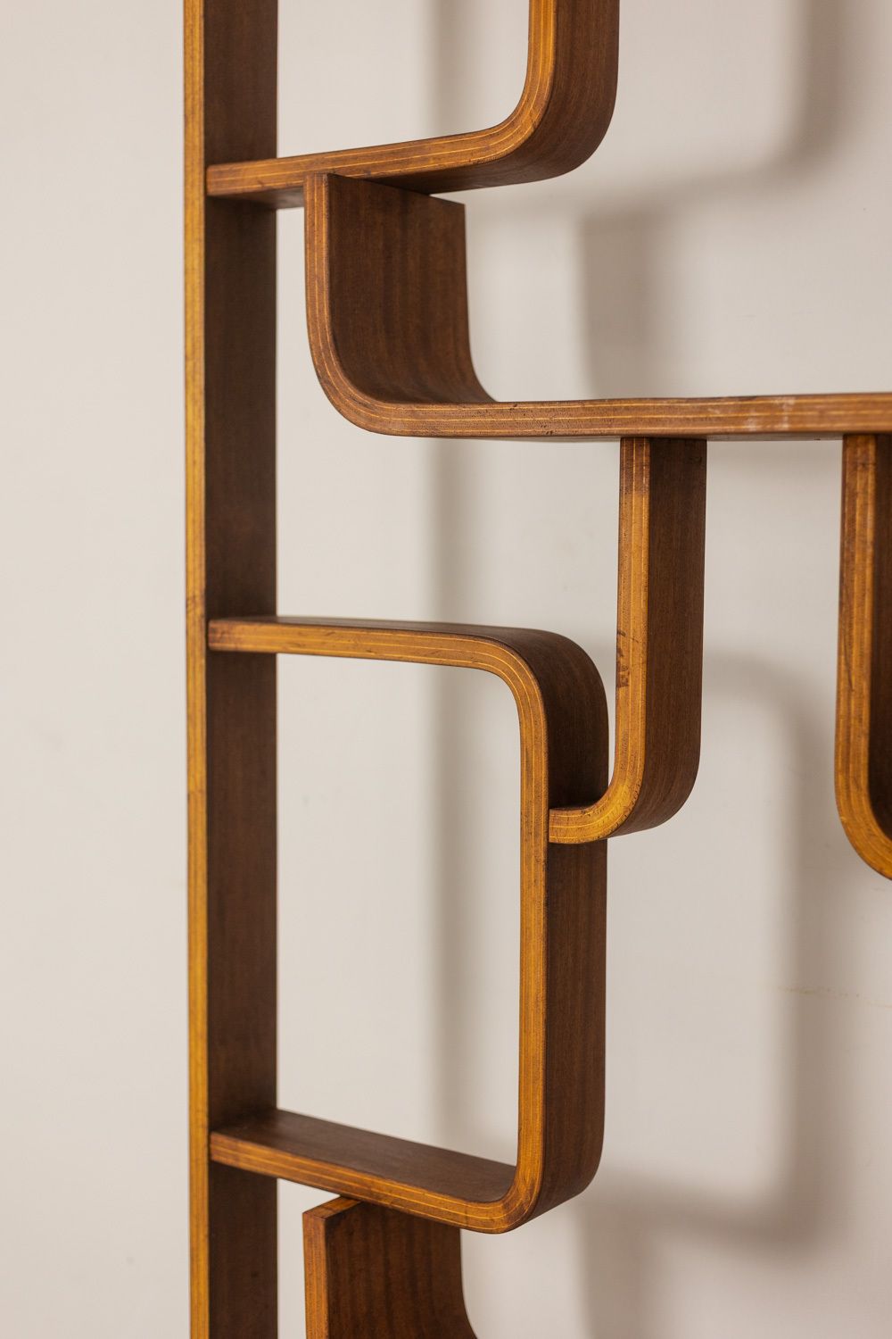 Ludvik Volak Wooden Shelf. 1960s 1970s. photo vintage