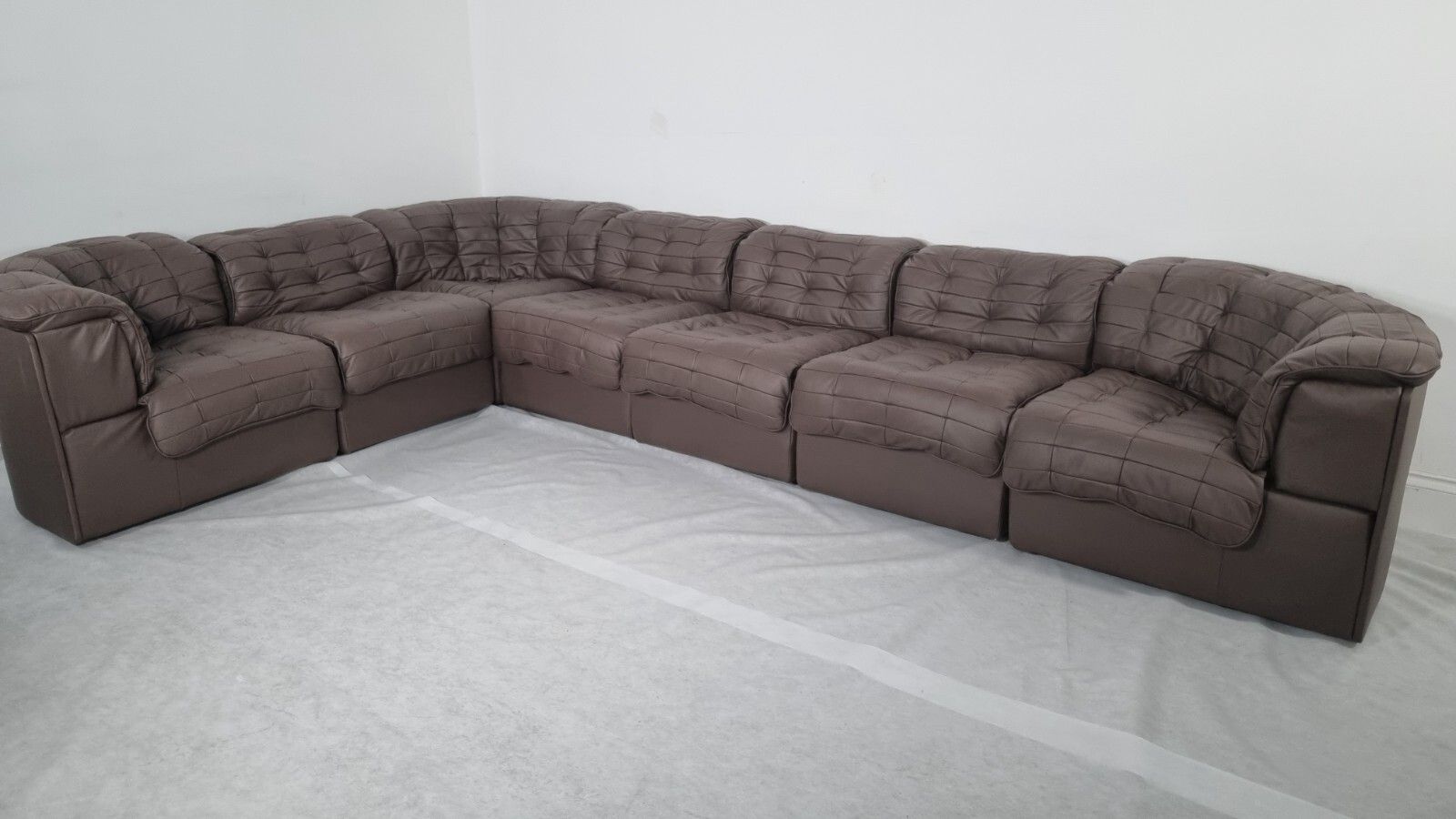 Desede Ds11 1970 Multi Configuration Modular Stunning Suite In Brown Leather
