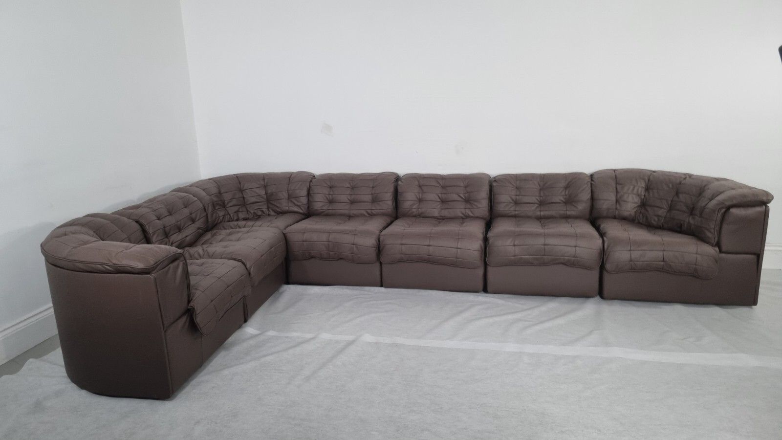 Desede Ds11 1970 Multi Configuration Modular Stunning Suite In Brown Leather photo 15480.0