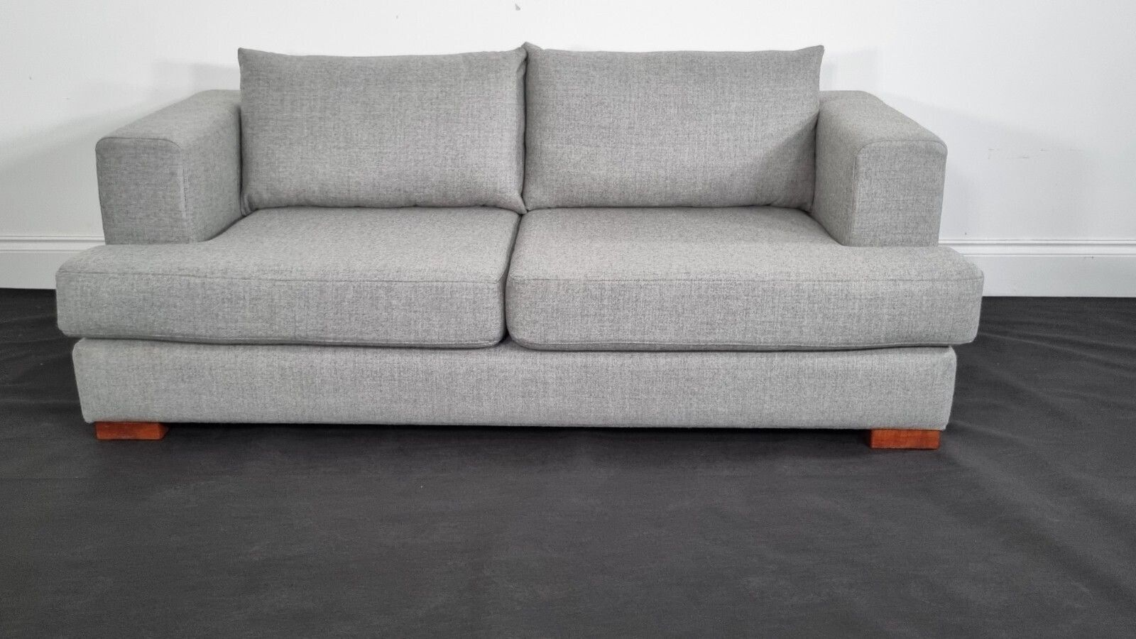 Ligne Roset "Castelbajac" Sofa In Light Grey Wool Immaculate Condition photo furniture