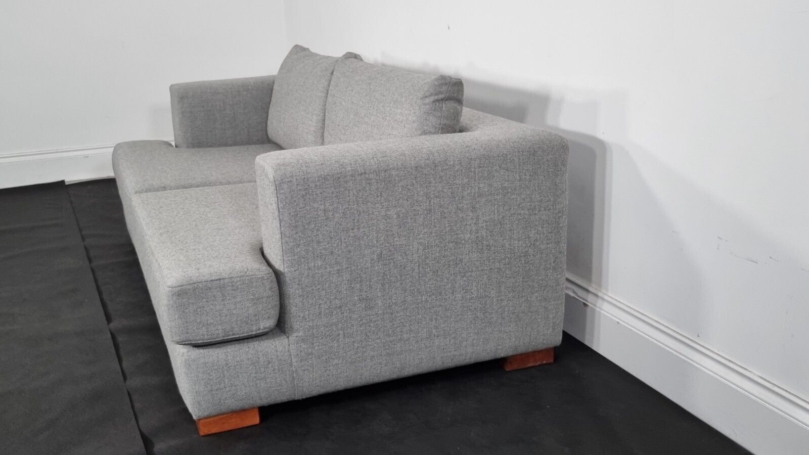 Ligne Roset "Castelbajac" Sofa In Light Grey Wool Immaculate Condition photo buy