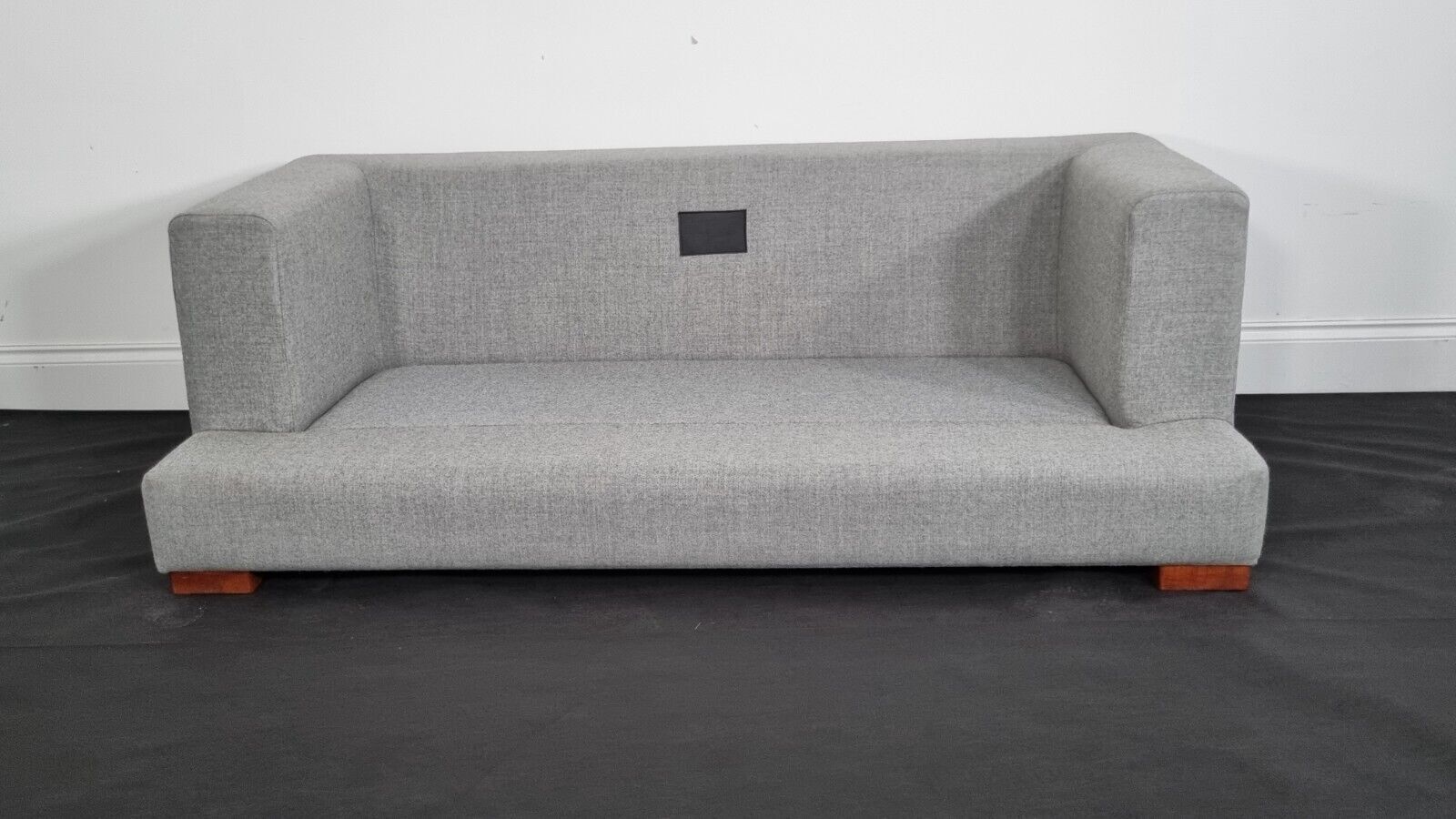 Furniture Ligne Roset "Castelbajac" Sofa In Light Grey Wool Immaculate Condition photo