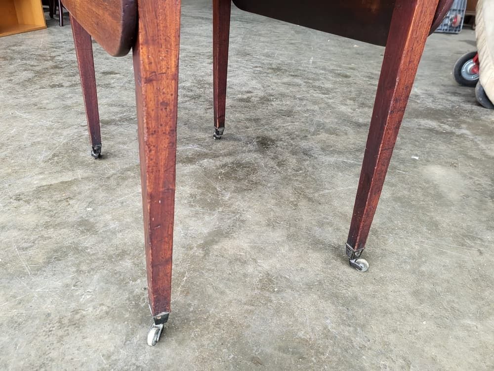 Antique Victorian Pembroke Drop Leaf Dining Occasional Table Drawer photo buy