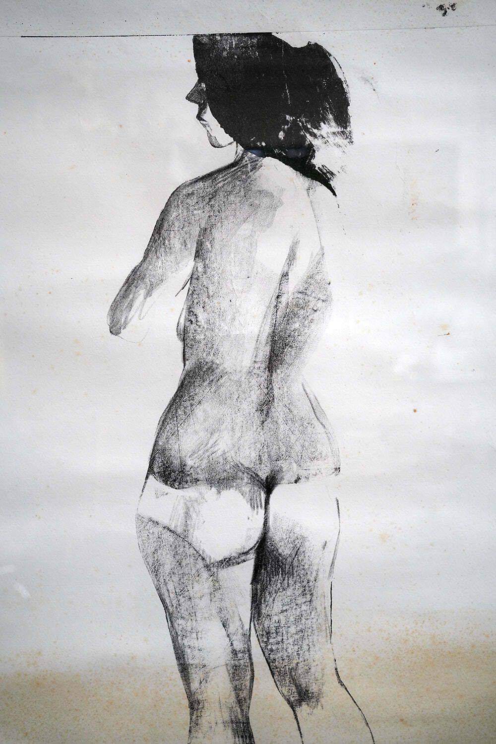 A Large Nude Study By William ‘Bill’ Moorman; To Laurie & Kathy Lee 1977 photo vinterior