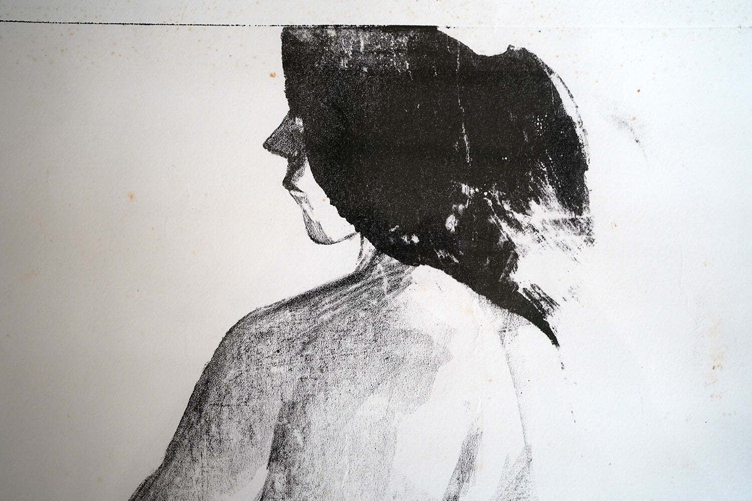 Art A Large Nude Study By William ‘Bill’ Moorman; To Laurie & Kathy Lee 1977 photo