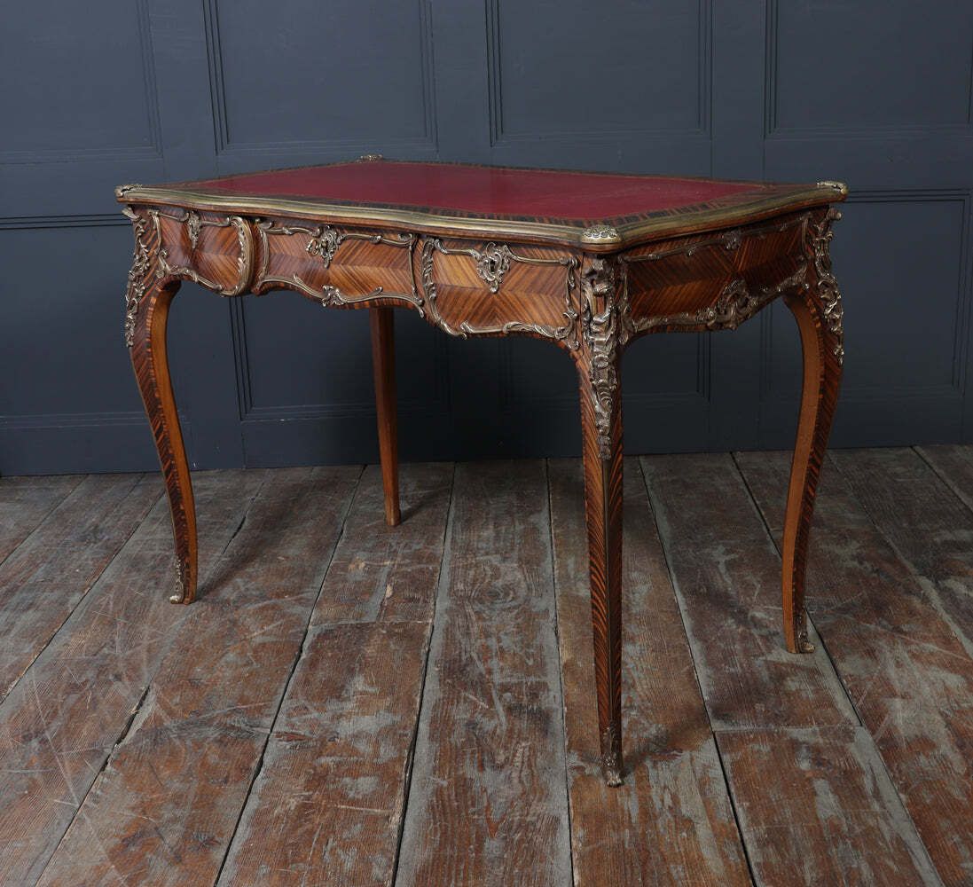 photo vinterior Louis XV Style Kingwood & Ormolu Bureau Plat By Simon Loscertales