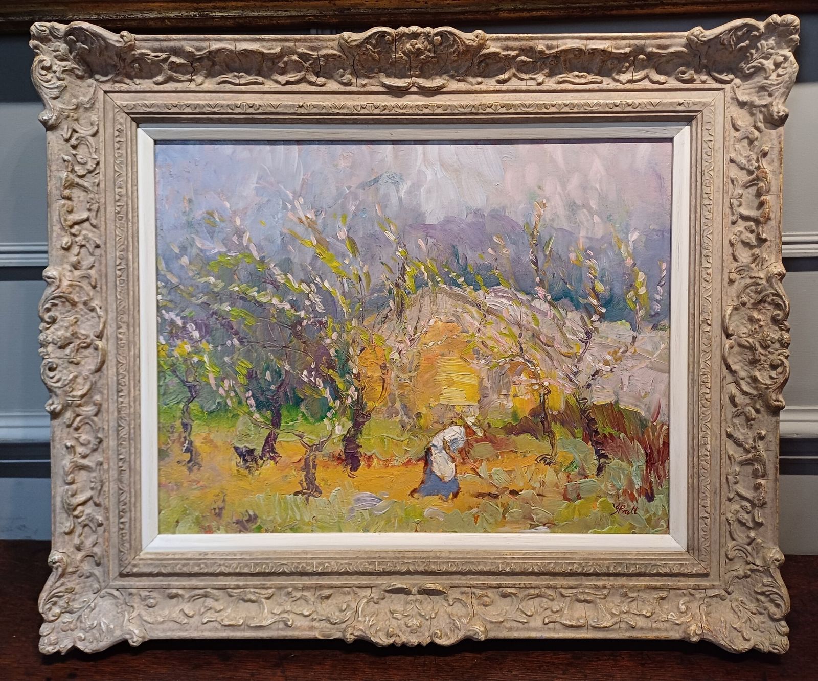 Beautiful Oil On Panel By Jeffrey Pratt Born 1940