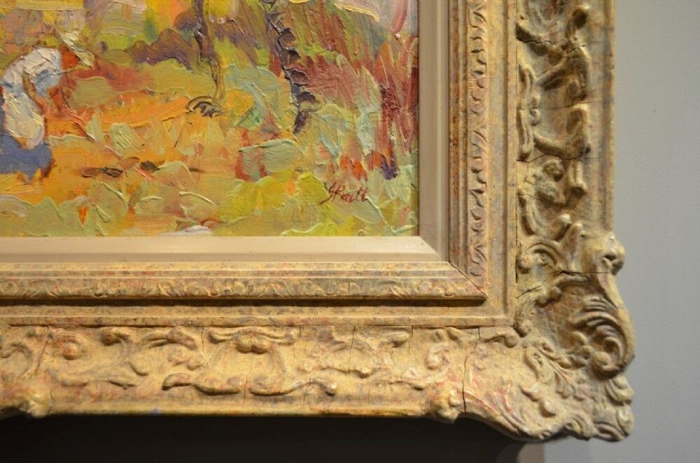 Beautiful Oil On Panel By Jeffrey Pratt Born 1940 photo furniture