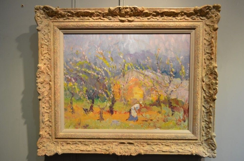photo for sale Beautiful Oil On Panel By Jeffrey Pratt Born 1940