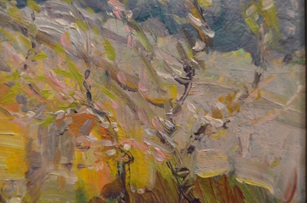 4950.0 Beautiful Oil On Panel By Jeffrey Pratt Born 1940 photo