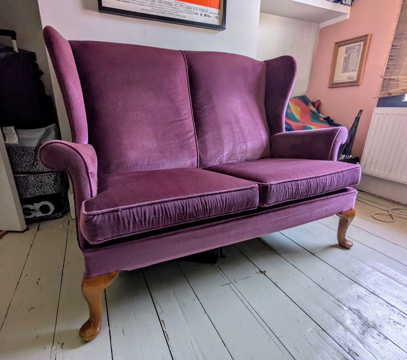Vintage 2 Seater *Penshurst* Parker Knoll Wingback Sofa photo furniture
