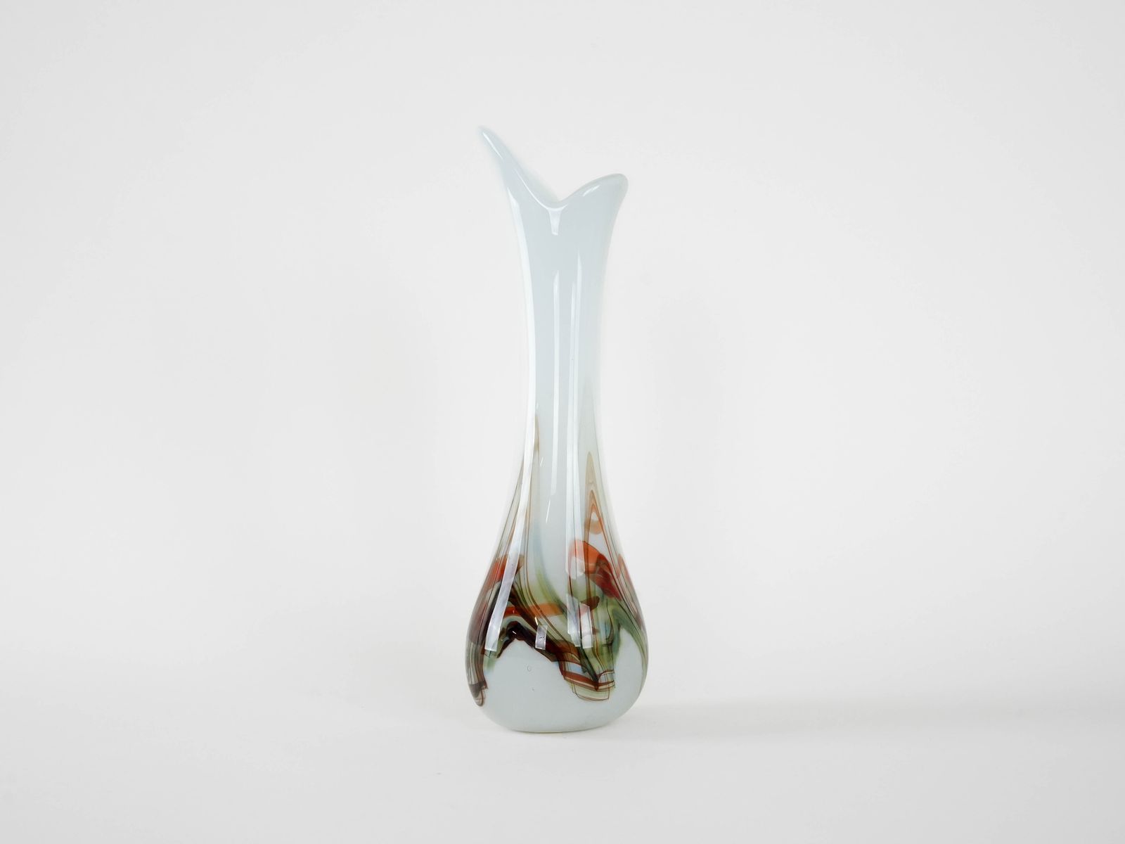 Glass Vase Danish Design 1970s Production Denmark photo vinterior