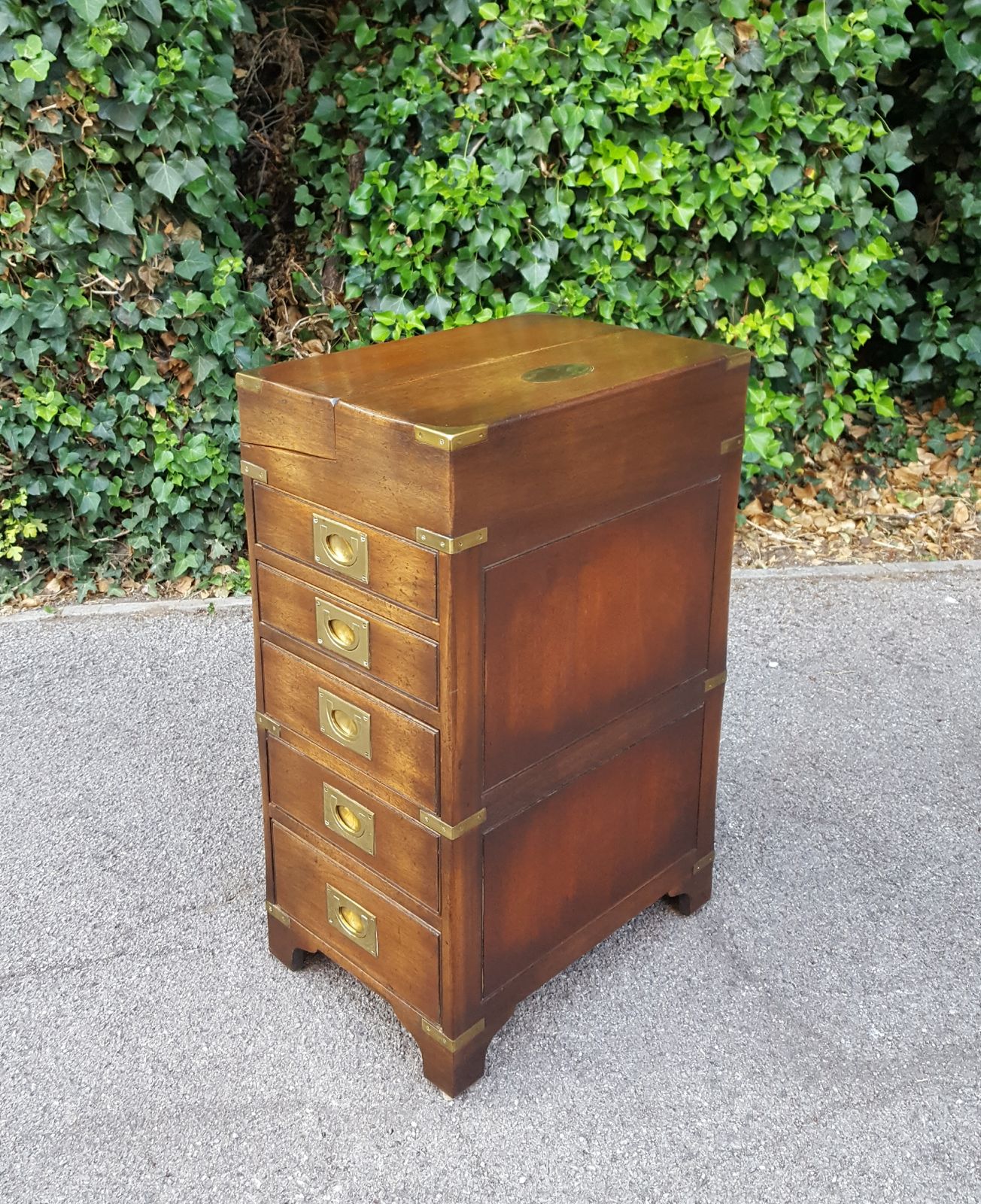 Bevan Funnell Campaign Oak Bureau Chest Of Drawers photo buy