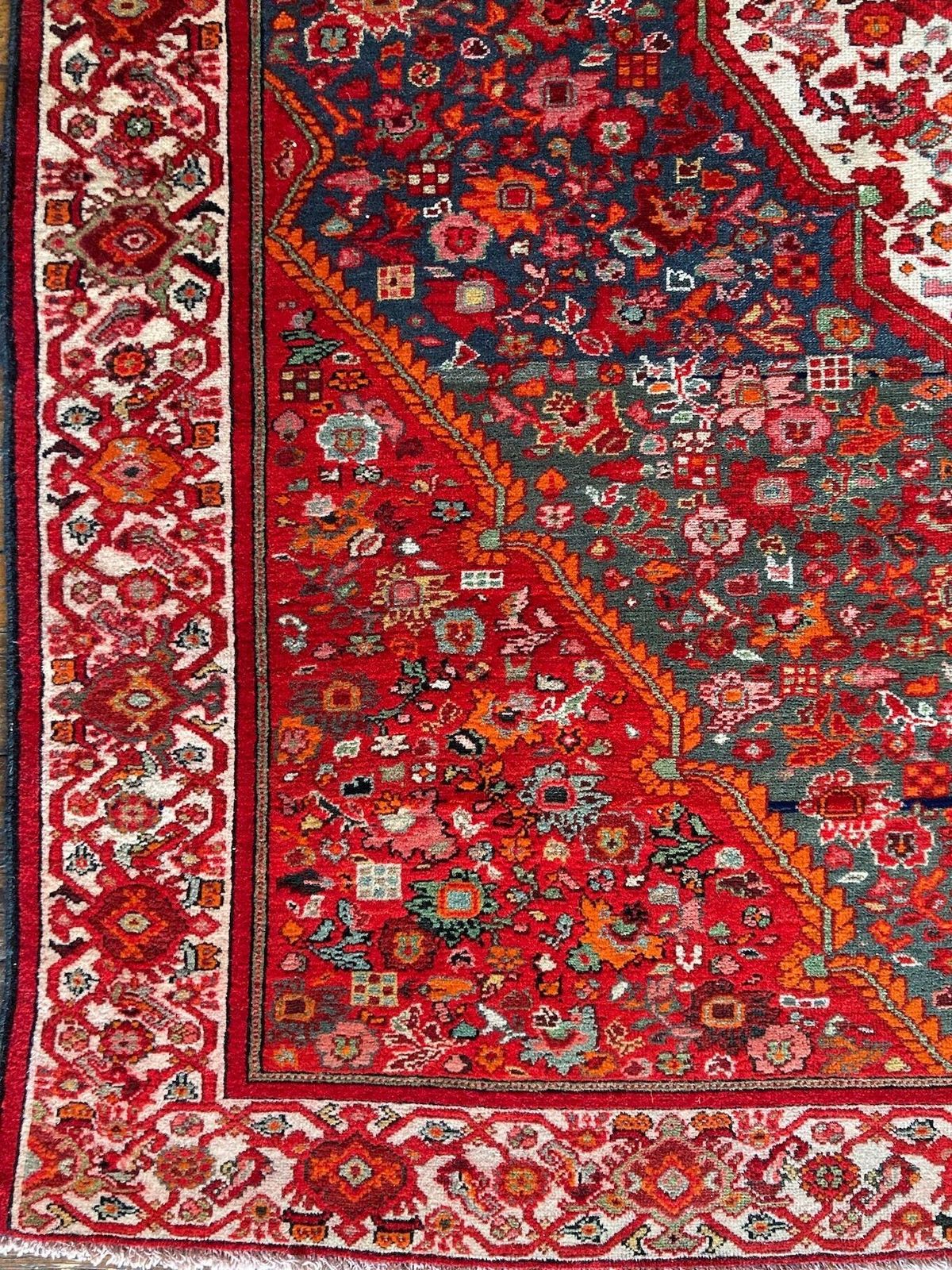 Antique Mishan Malayer Rug 1.98m X 1.32m photo vinterior