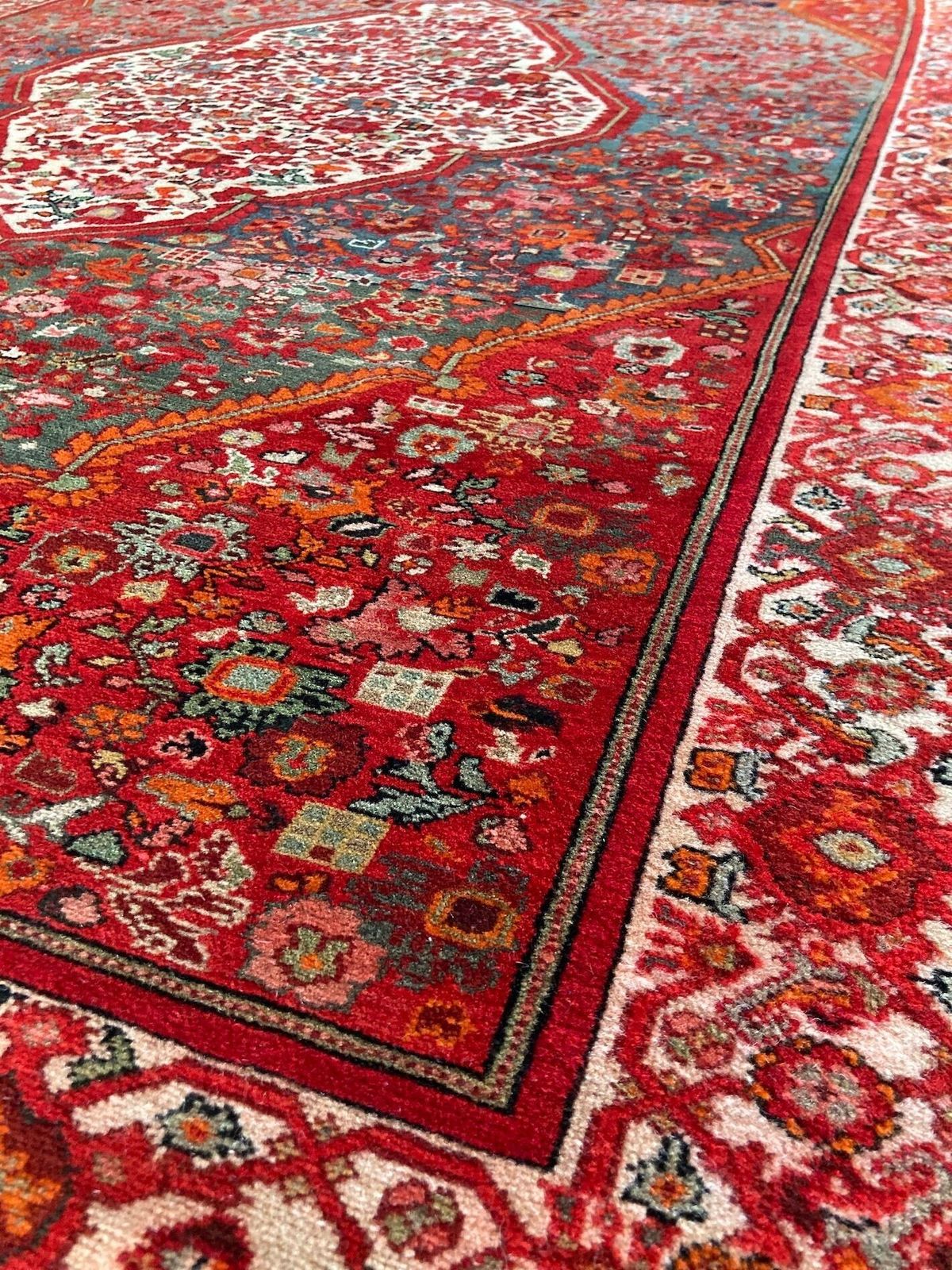 Antique Mishan Malayer Rug 1.98m X 1.32m photo vintage