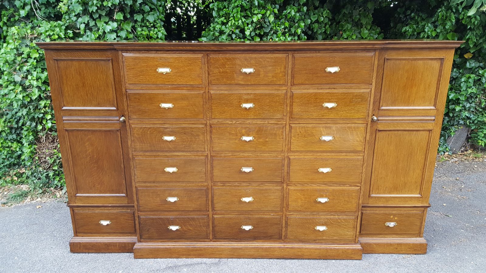Large Solicitors Oak Cabinet photo furniture