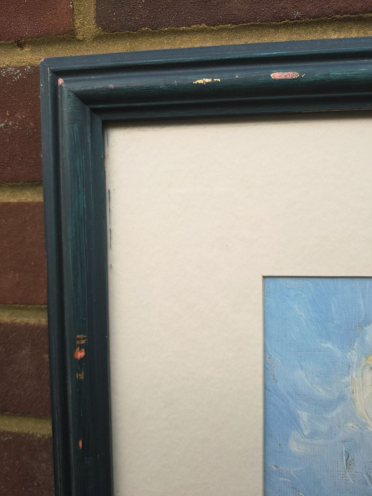 Very Large & Colourful, Framed Print Of 'Houses In Auvers' By Vincent Van Gogh photo vinterior