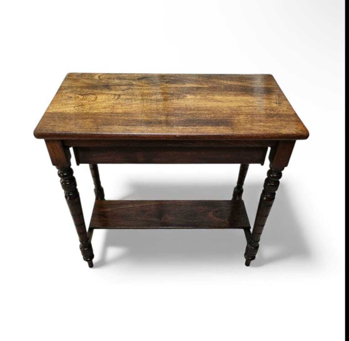photo for sale Vintage Hall Table / 1970s / Turned Legs / Original Finish
