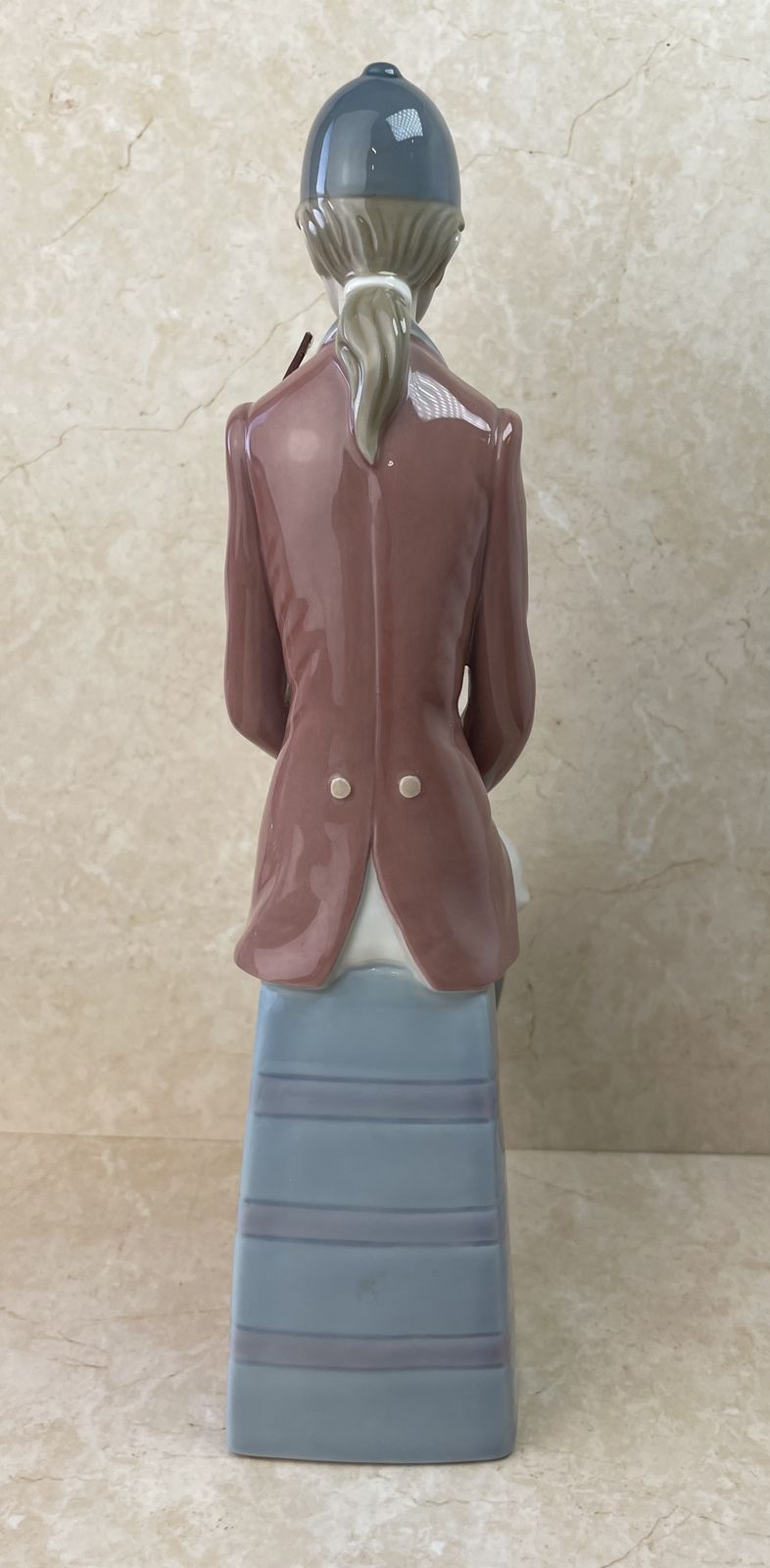 Retired Lladró Female Equestrian Porcelain Figurine photo buy