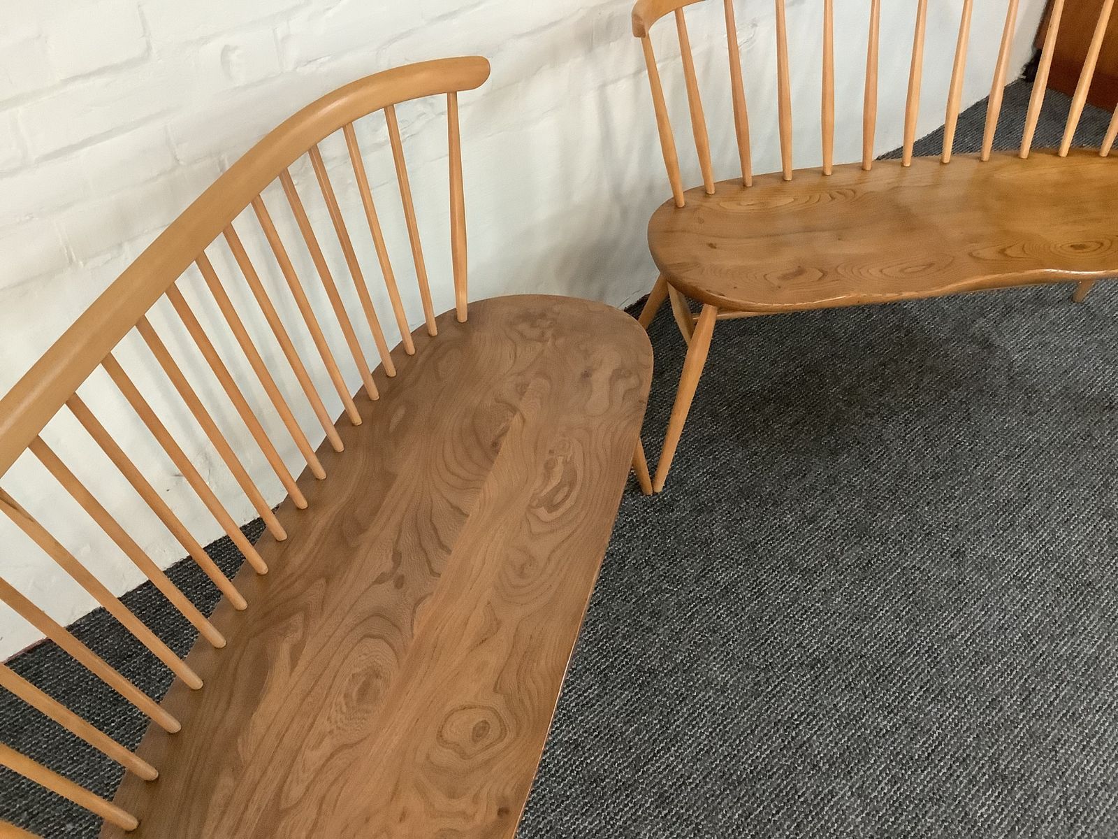 Ercol Windsor 450 Loveseat, Produced 1960 Onwards. photo vintage